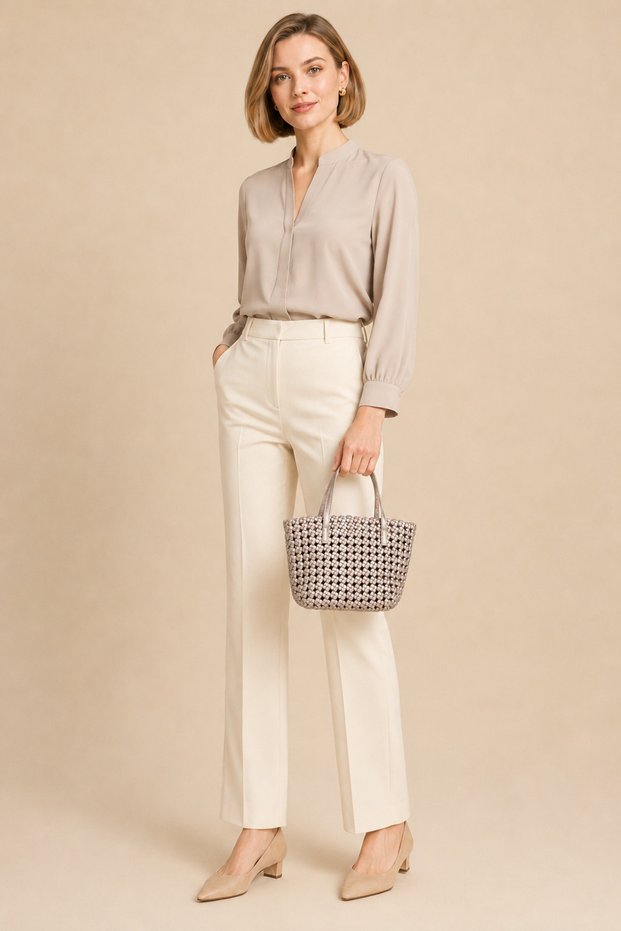 Women's Bag-061-Silver
