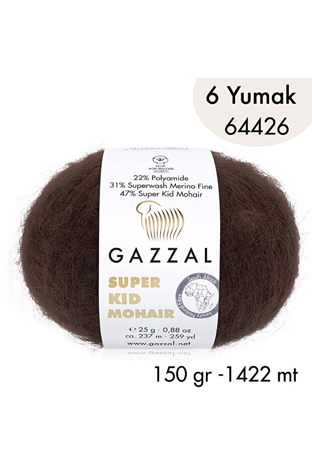 Супер Кид Мохер 64426 - 6 Юмак 150 гр