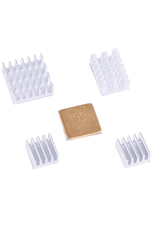 5pcs white 5pcs For Raspberry Pi 2/3/4 3B+ 4B Aluminum Heatsink Radiator Cooler Kit for Raspberry Pi