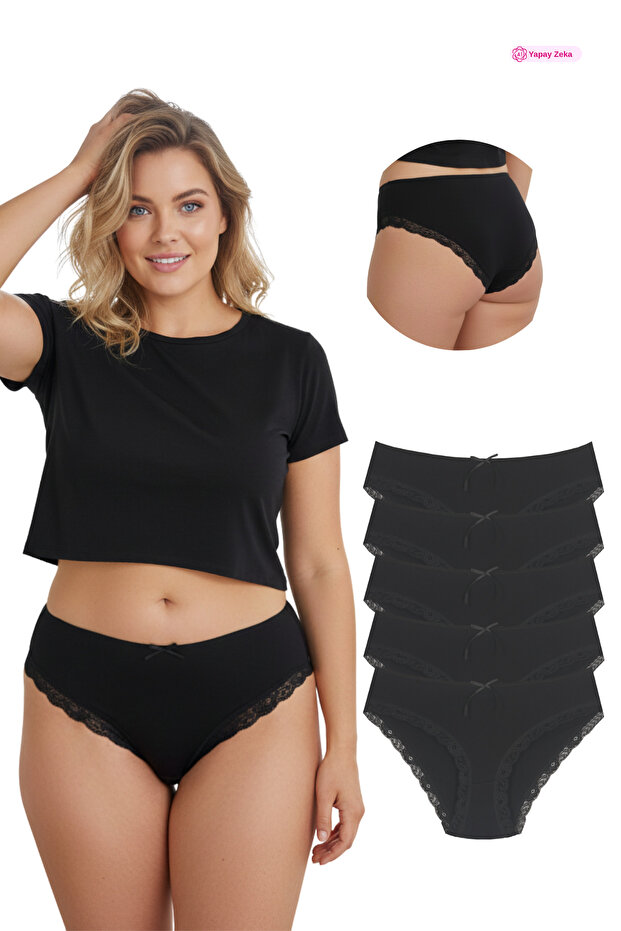 1009 Bato Lace Leg 5-Piece Women's Panties Pack 1009-v2