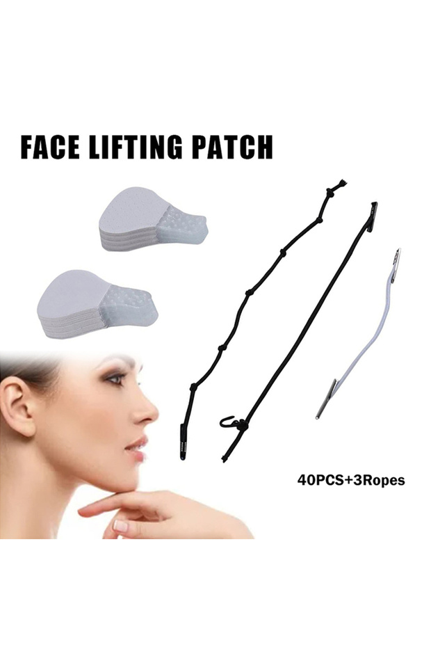 40pcs 40Pcs Instant Invisible Face Stickers Neck Eye Double Chin Lift V Shape Tapes Makeup Facelifti