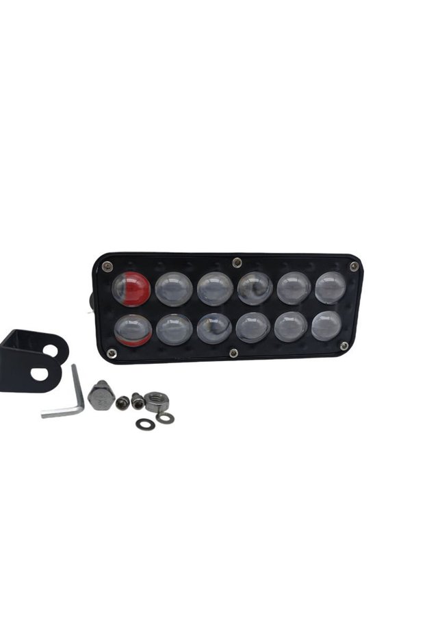Offroad Fog Light Red-Blue-White -Yellow Strobe / White Yellow Flash / Lass382