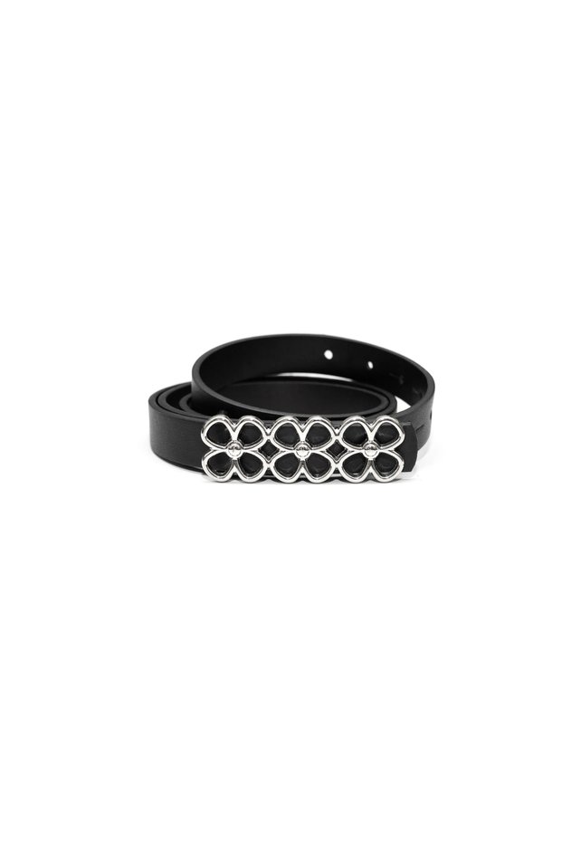 Silver Buckle Women's Belt – Matching with Dresses and Pants