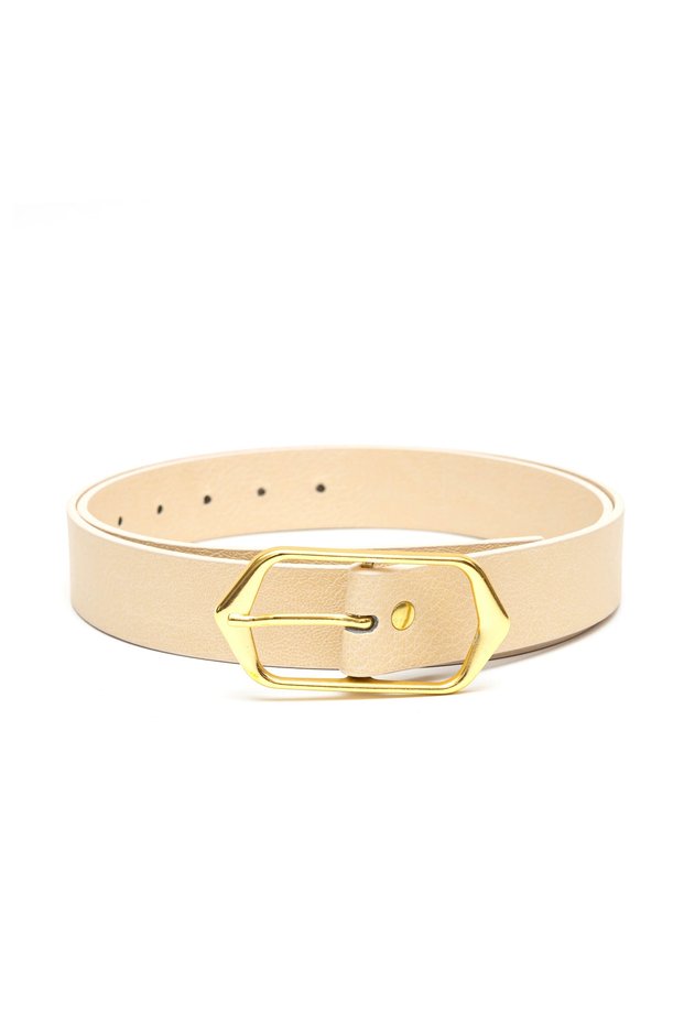 Women's Gold Buckle Belt Casual Combination Pants Dress Belt