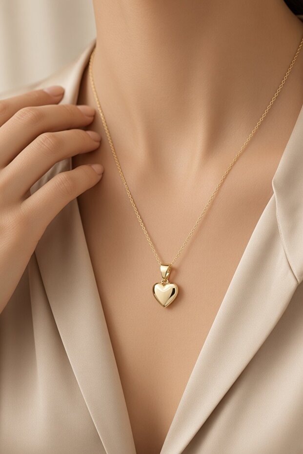 Style Pearl/Xuping Jewelry Heart Model Necklace
