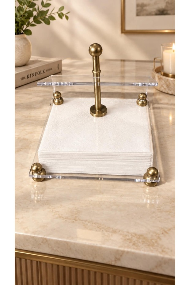 Matgold accessory plexiglass service napkin holder