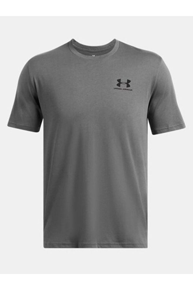 Sportstyle Left Chest Men's Gray Casual T-Shirt