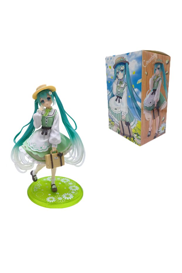 Bandai with box Judai Fashion Figure Hatsune Miku Country PVC Action Figure Model Doll Toys Gift