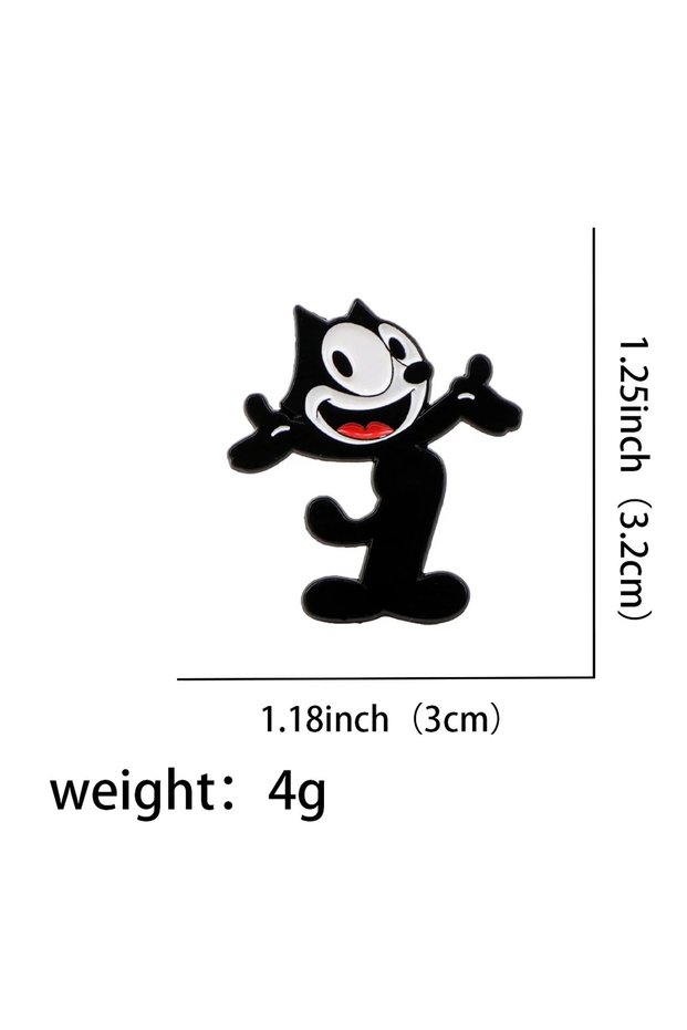 one size Cartoon Animal Enamel Pin Badges on Backpack Brooches for Women Men Lapel Pins Cute Jewelry