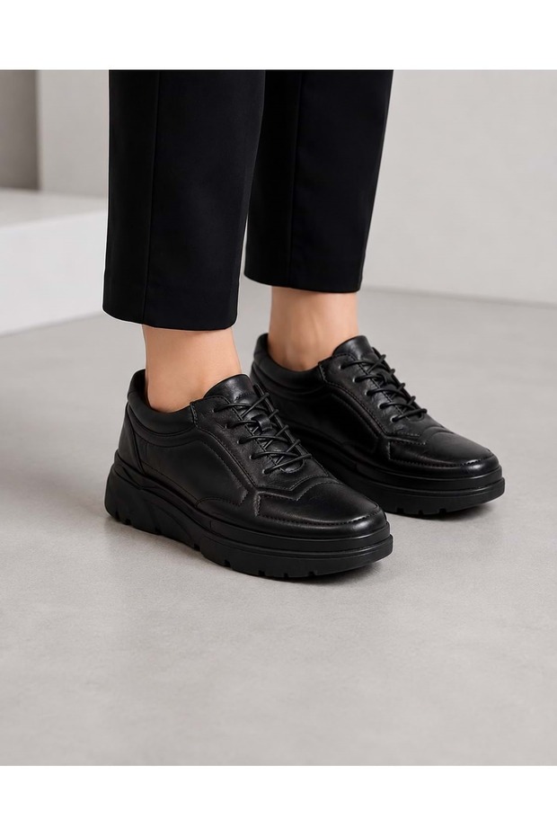 Dr.273Y Full Orthopedic Leather and Rubber Women's Shoes