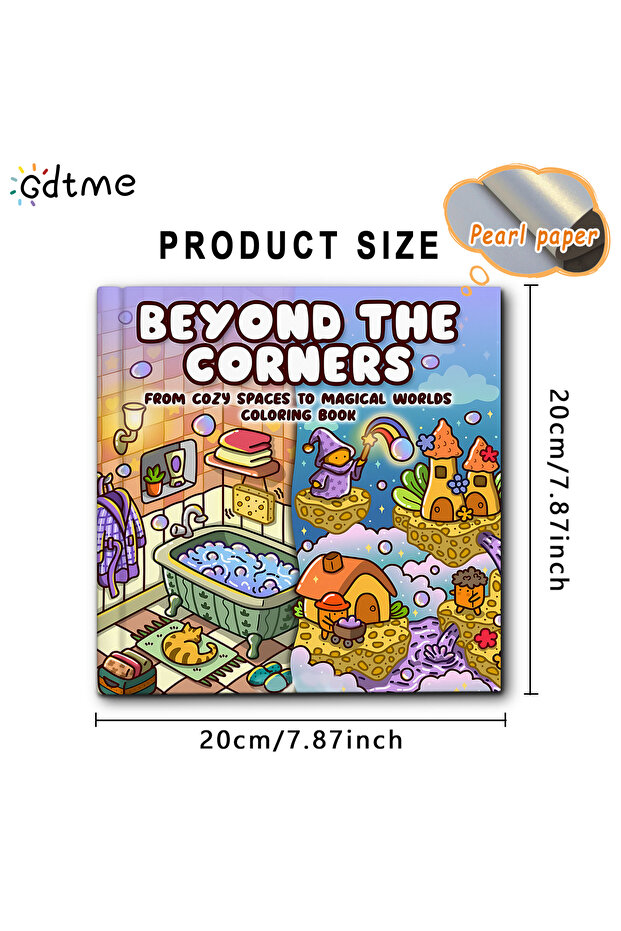 MULTI BEYOND THE CORNERS FROM COZY SPACES tO MAGICAL WORLDS for Adults Cute Cozy Daily Activities fo