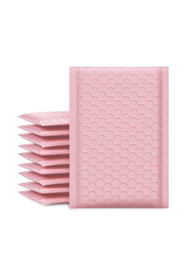13x18cm-10pcs 10Pcs Pink Opaque Bubble Mailer Padded Envelope Self-sealing Packaging Bag Jewelry Gif