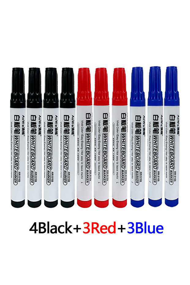 Mix 10pcs 3-60Pcs Erasable Magnetic Whiteboard Marker Pen Blackboard Marker Chalk Glass Ceramics Off