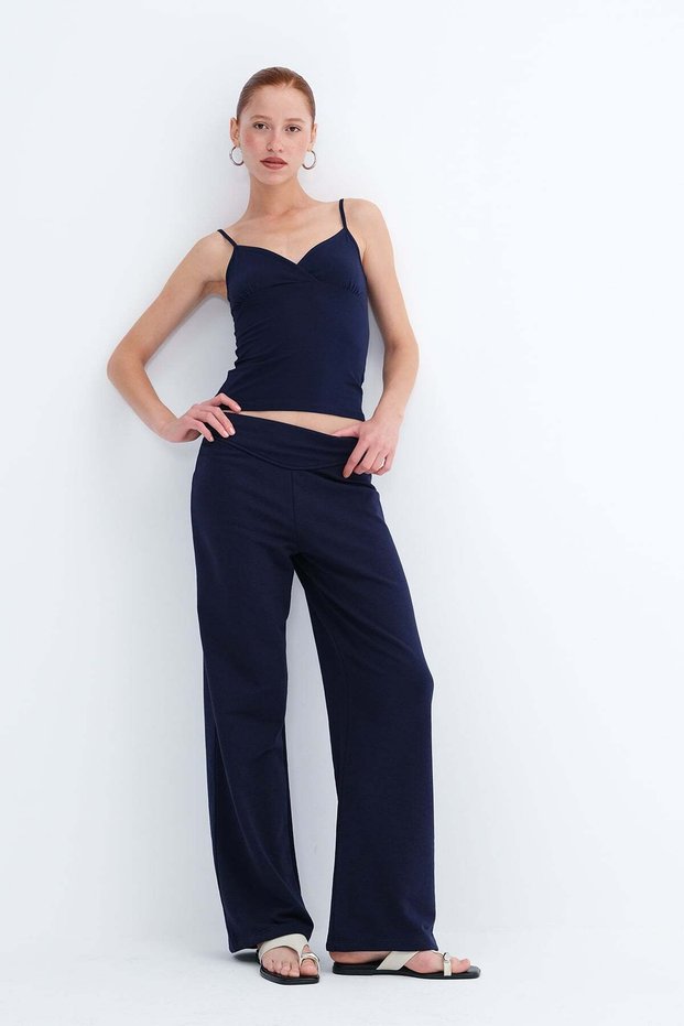 Elastic Waistband Tracksuit Eşf11131