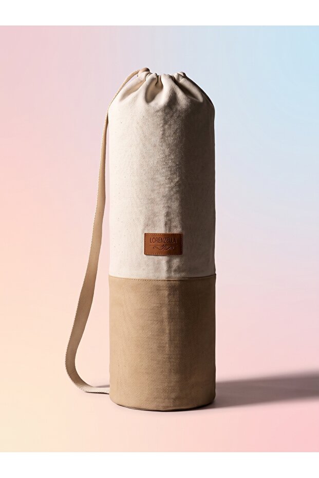 Yoga Mat Carrying Bag (10mm) – Canvas Fabric, Yoga Mat Bag with Strap & Drawstring