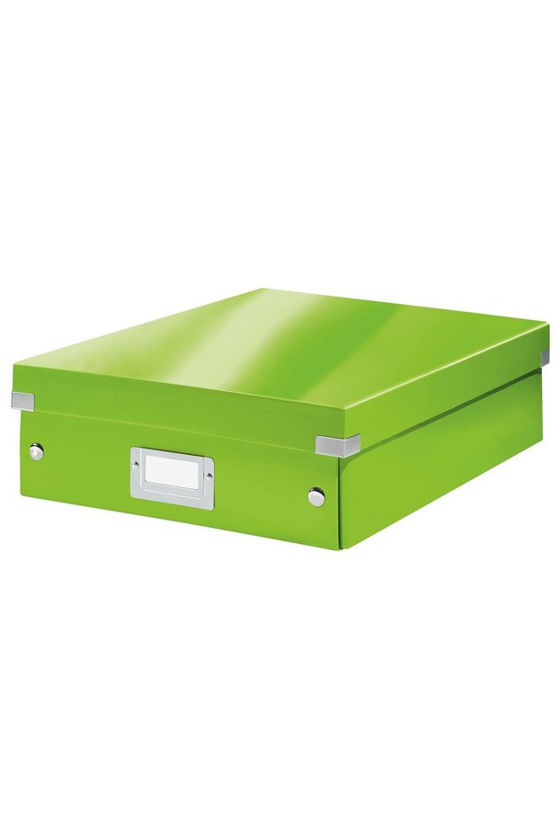 MEDIUM GREEN CLICK&STORE ORGANIZER BOX