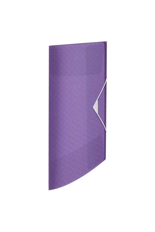 Plastic folder with elastic lavender 150 sheets COLOUR'BREEZE