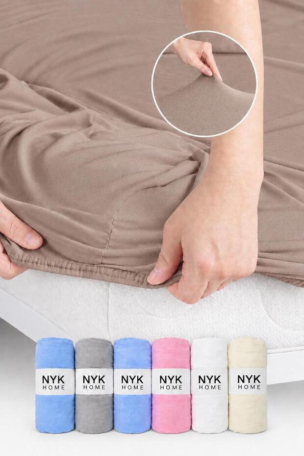 Elastic Fitted Sheet Combed Cotton Breathable Fabric Elastic Fitted Sheet 100% Cotton Single Double King Size