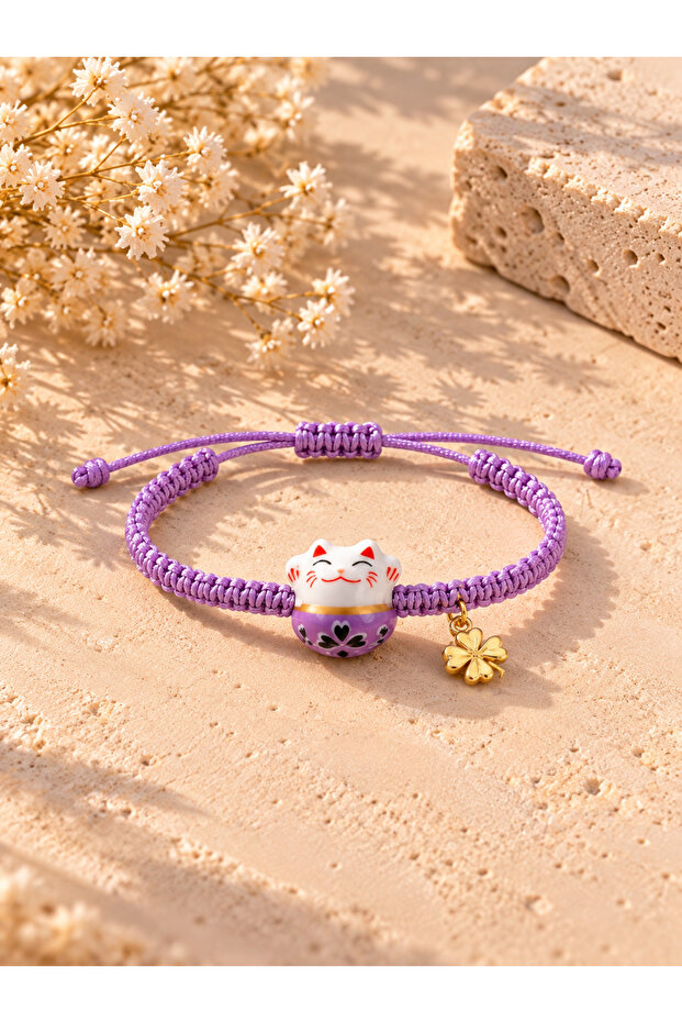 Maneki Neko Lucky Cat Bracelet