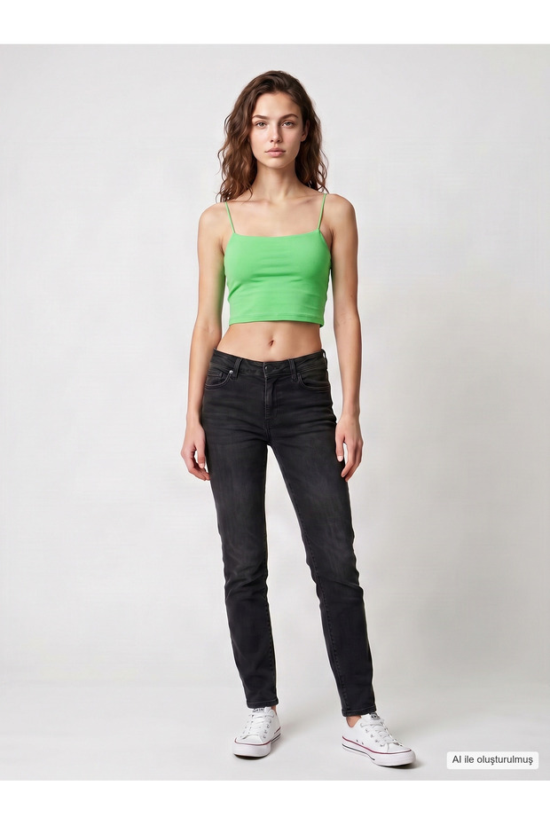 Thin Rubber Strap Crop