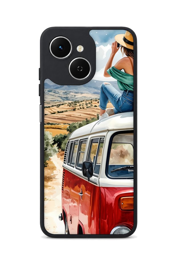 Spark 40C Compatible Caravan Patterned Camera Protected Shockproof Case