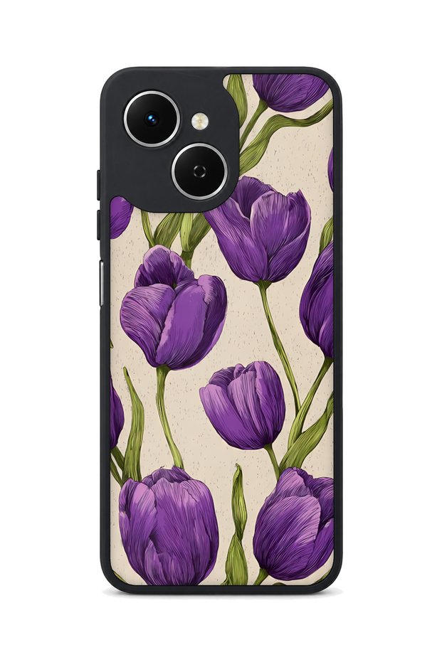 Spark 40C Compatible Tulips Patterned Camera Protected Shockproof Case