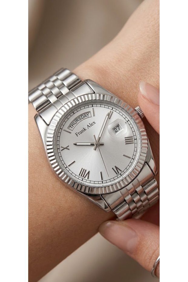 Fx.L11389.05 Steel Women's Wristwatch with Calendar