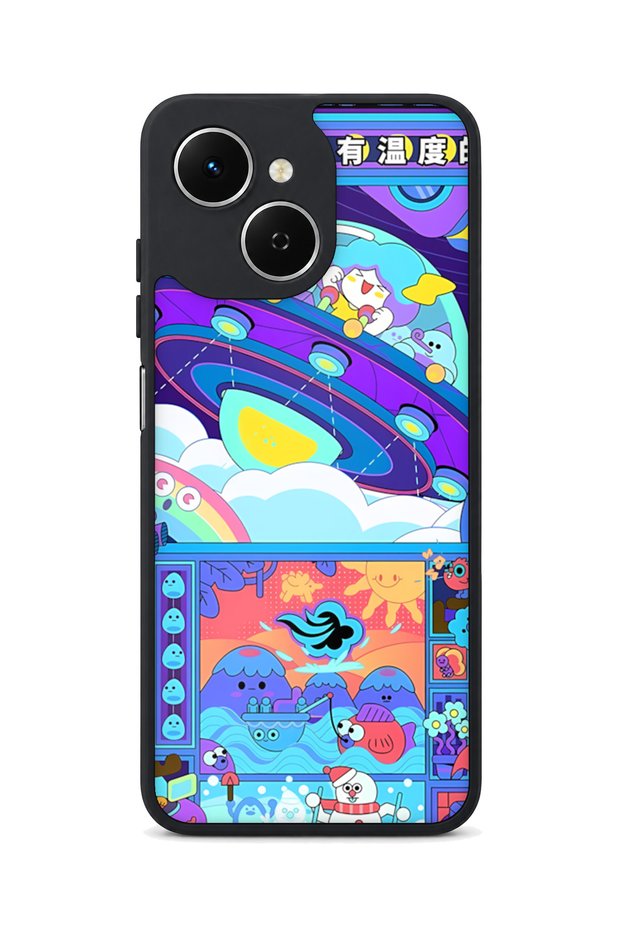 Spark 40C Compatible Orbit Patterned Camera Protected Shockproof Case