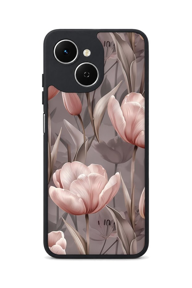 Spark 40C Compatible Powder Pink Patterned Camera Protected Shockproof Case
