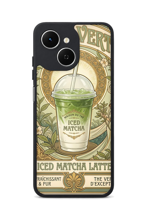 Spark 40C Compatible Matchalatte Patterned Camera Protected Shockproof Case