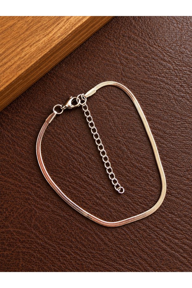 Stainless steel snake bracelet - italian style - 18+5cm (2mm)