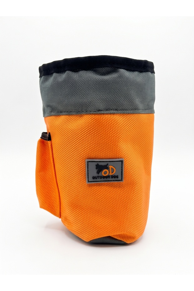 Portable Dog Training and Treat Bag Orange 10X10X16 cm