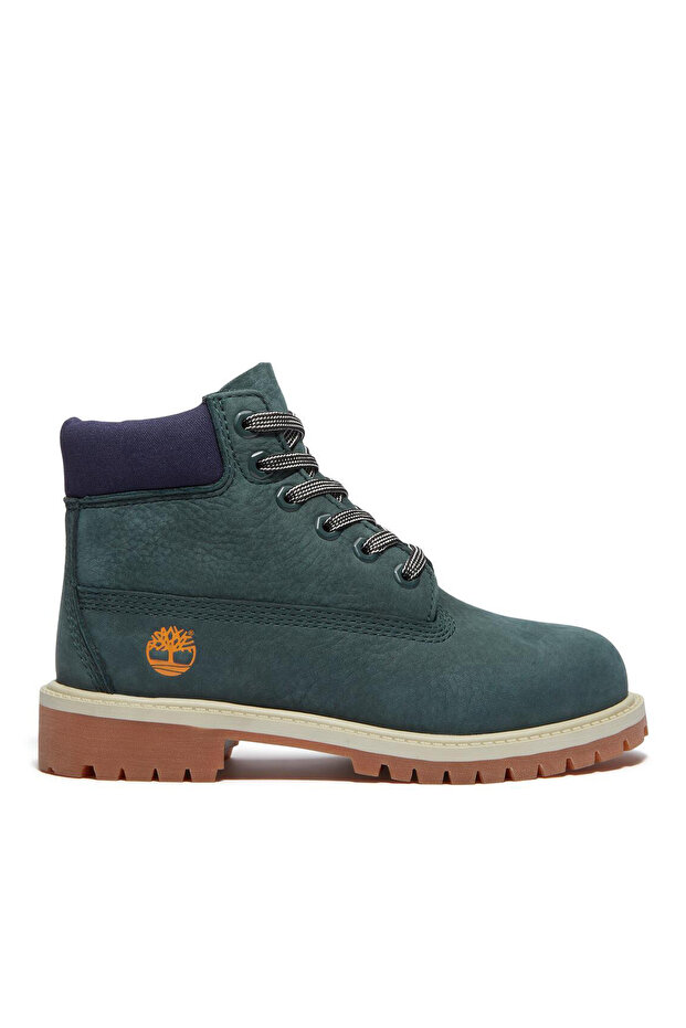 Premium 6 Inch Lace up Waterproof Children's Green Boots
