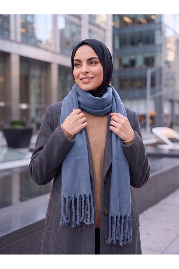 Imported Puffy Cherry Scarf Shawl - Twisted Scarf Shawl - Puffy Cherry Soft Shoulder Shawl