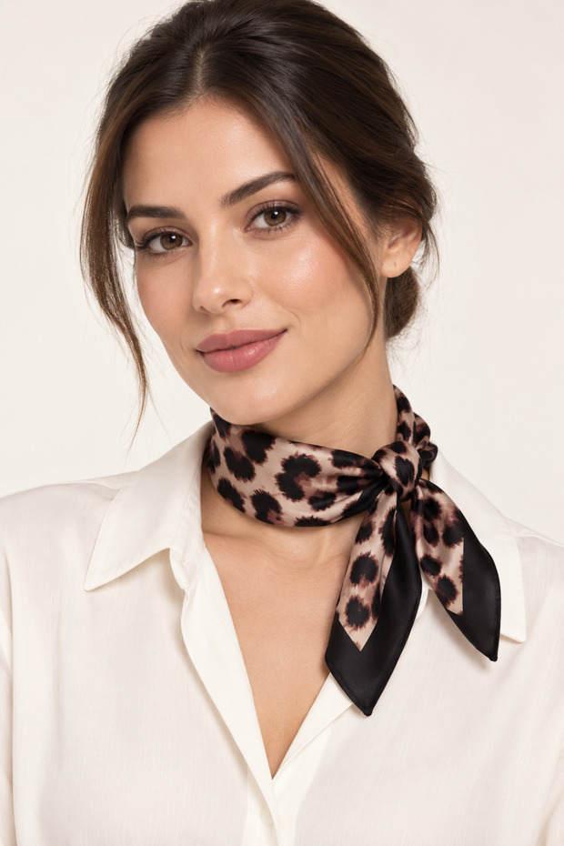 Leopard Pattern 50*50 Scarf