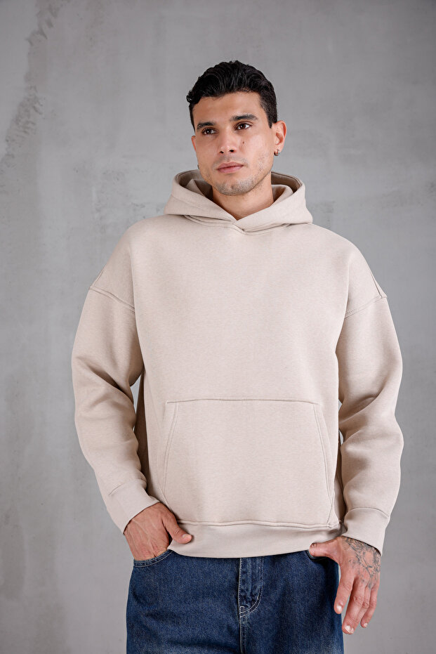 KAPÜSONLU BASIC SWEATSHIRT