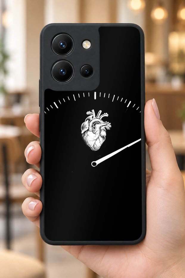 حافظة مقاومة للصدمات متوافقة مع Vivo Y36 مع حماية للكاميرا ونمط شاشة عرض القلب