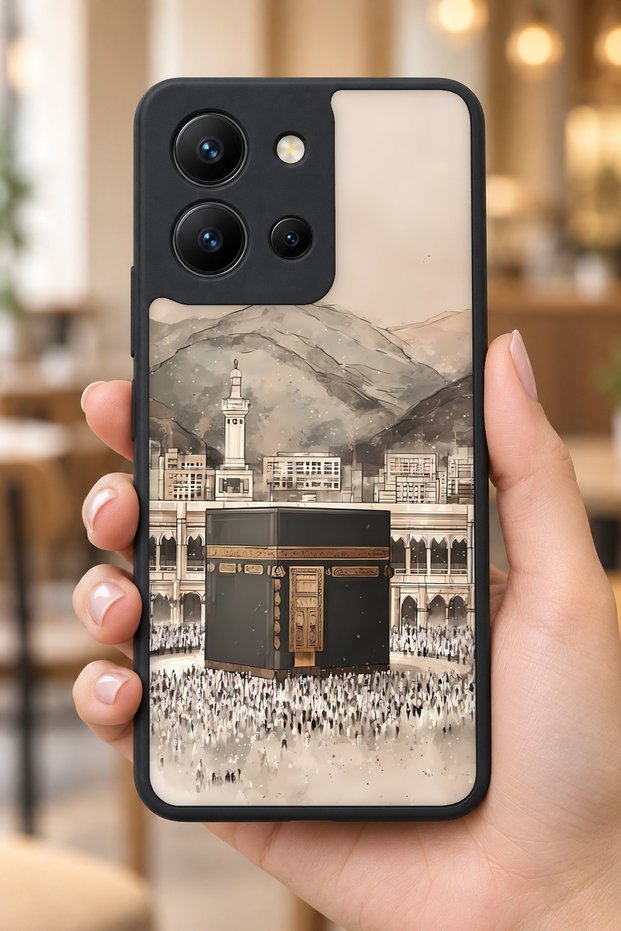 حافظة مقاومة للصدمات متوافقة مع Vivo Y36 مع حماية للكاميرا بنمط الكعبة