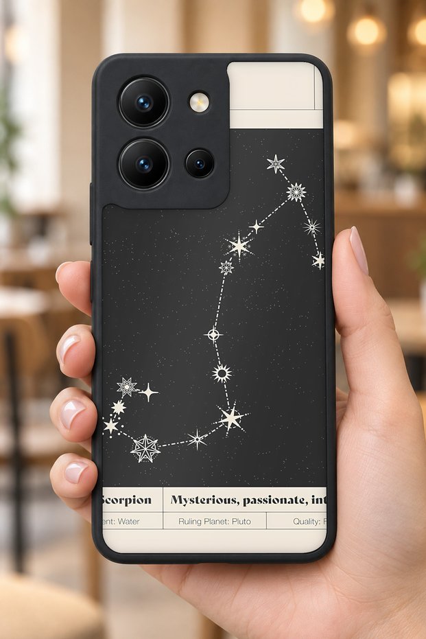 Vivo Y36 Compatible Scorpion Pattern Shockproof Case with Camera Protection