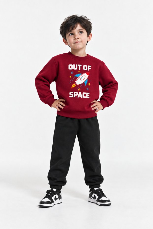 Boy's Fleece Printed Sweatshirt 2-5 Years
