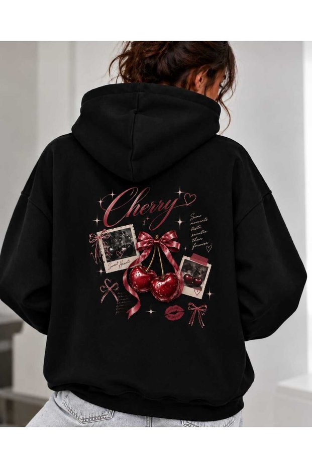 Unisex Men/Women Öndtylicher Colorful Custom Printed Cotton Oversize Hooded Sweatshirt