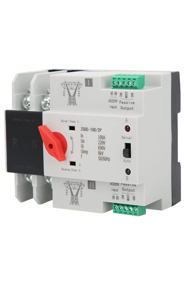 Home Transfer Switch, Conversion Switch Plastic Switches Uninterrupted Automatic Transfer fo