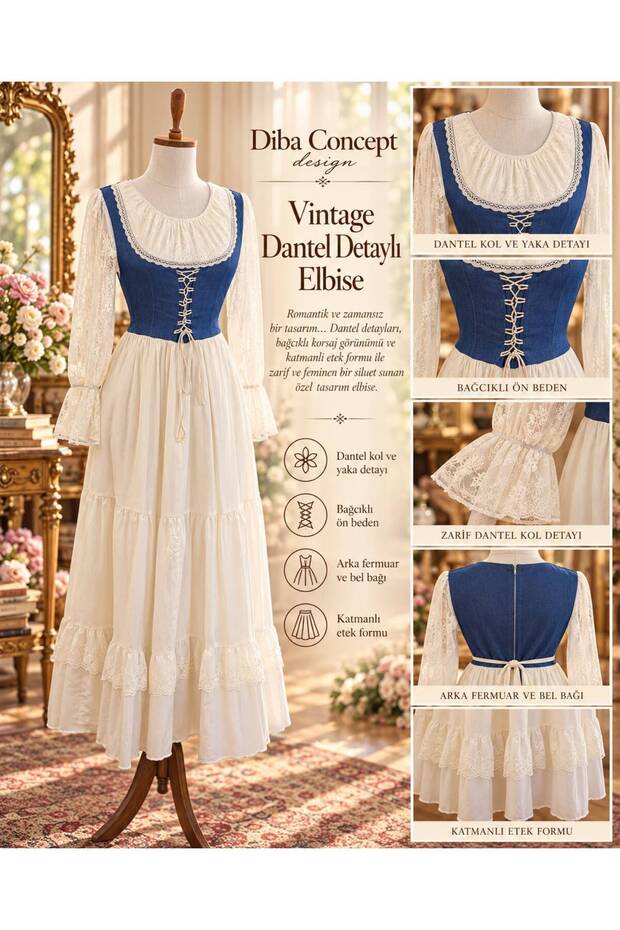 VINTAGE ELBİSE