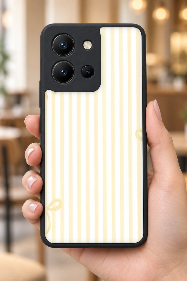 حافظة مقاومة للصدمات متوافقة مع Vivo Y36 مع حماية للكاميرا بنمط فيونك