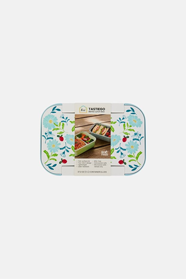 Tastie Go Bento Lunch Box, Sky Blue