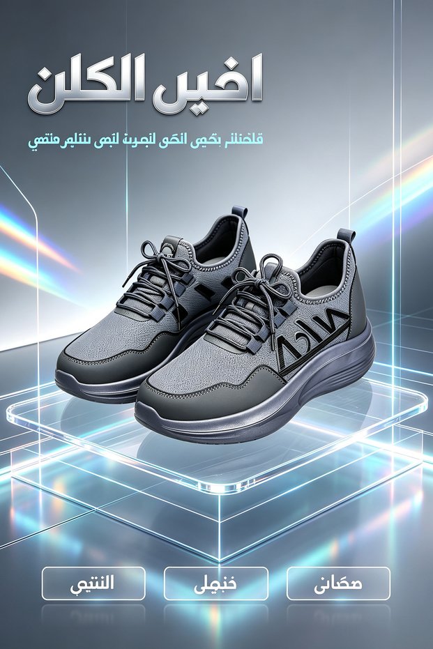 أحذية رياضية عصرية للرجال - نعل خارجي مطاطي متين