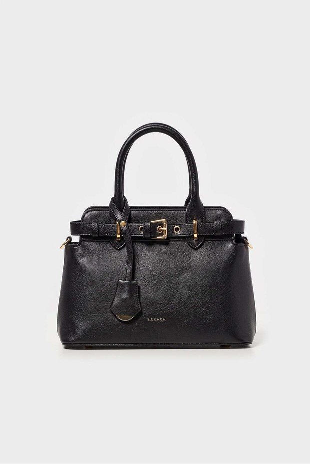 Accessory-Detailed Handbags-Black