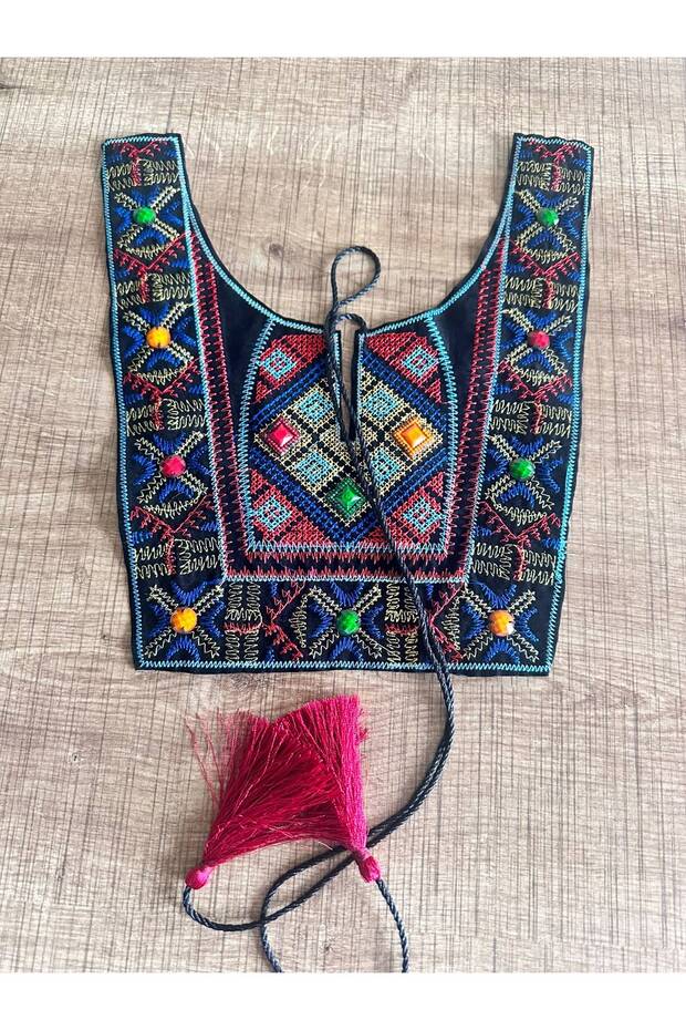 29X24 cm Bead Embroidery Applique for Collar