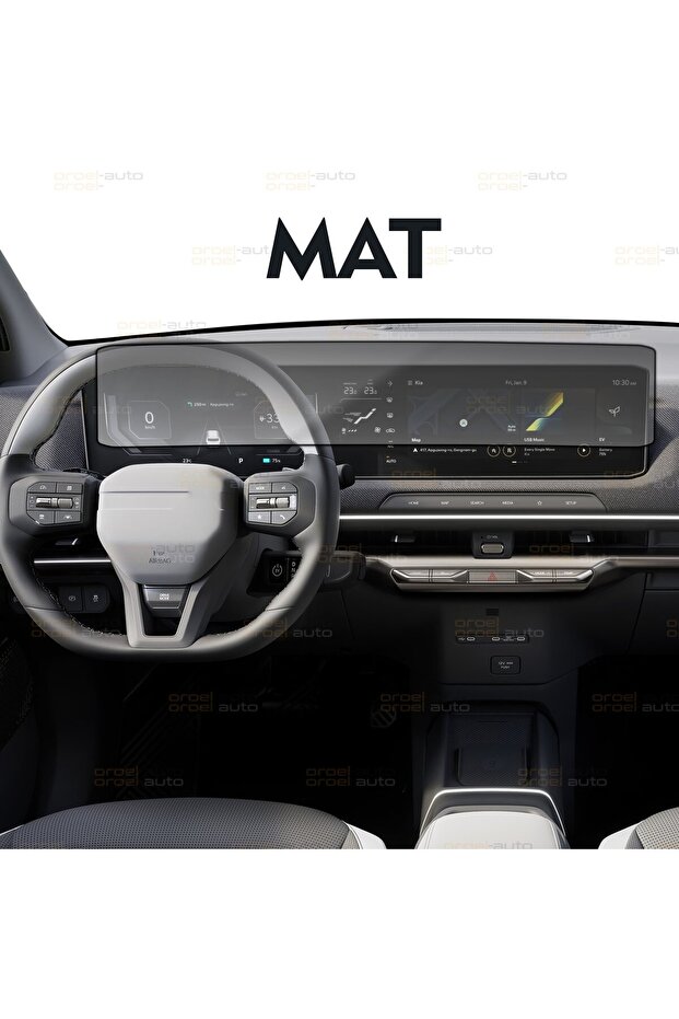 Kia Ev2 Compatible Matte Appearance Digital Display and Navigation 9H Nano Screen Protector 2026-2027