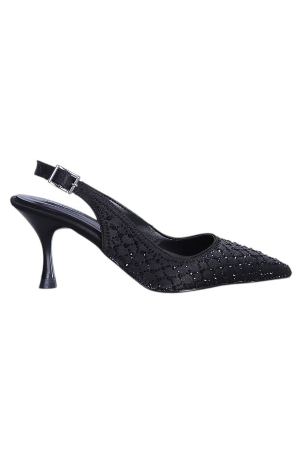 Öz Macan Black Stone Women's 8 cm Heeled Shoes